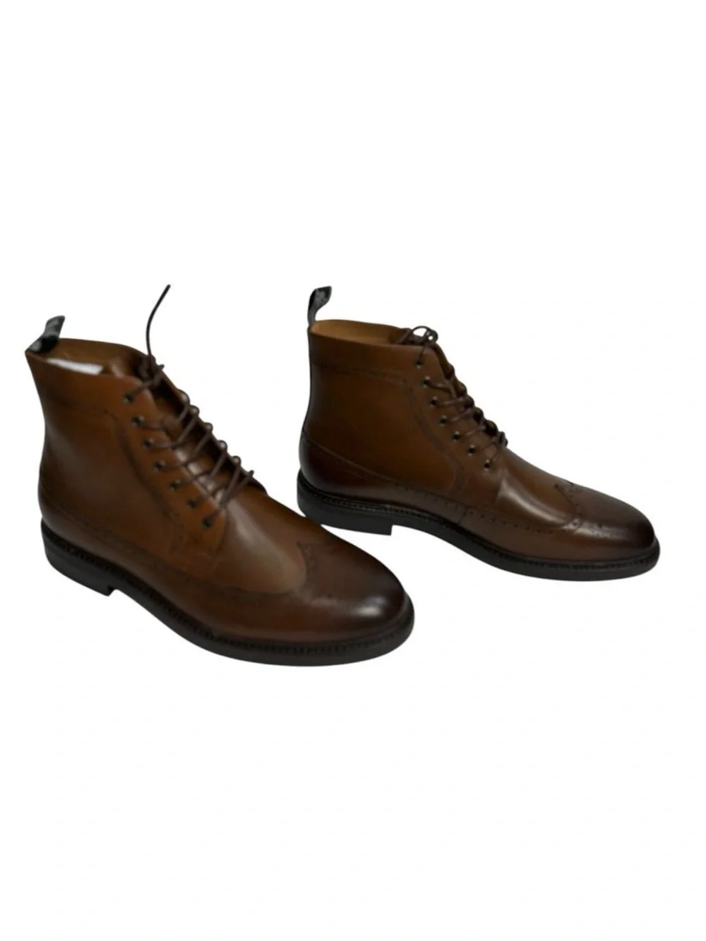 Polo Ralph Lauren Men's Asher leather wingtip boots